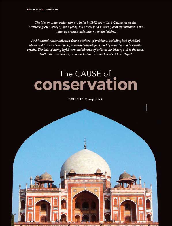 The cause of Conservation, Insite , January 2014